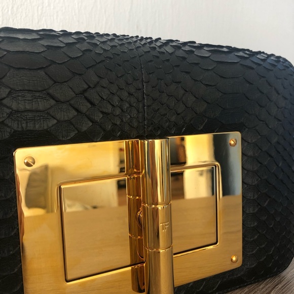 SOLD! Tom Ford Natalia Medium Python Leather Bag - Picture 9 of 16